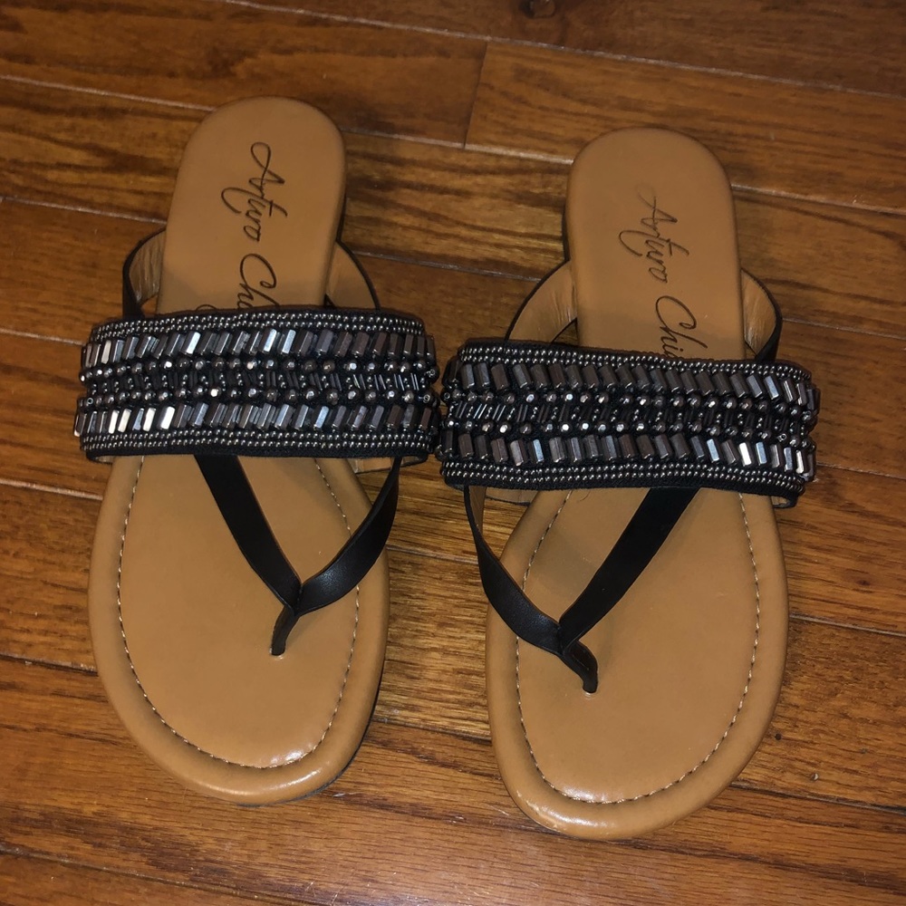 Black sandals